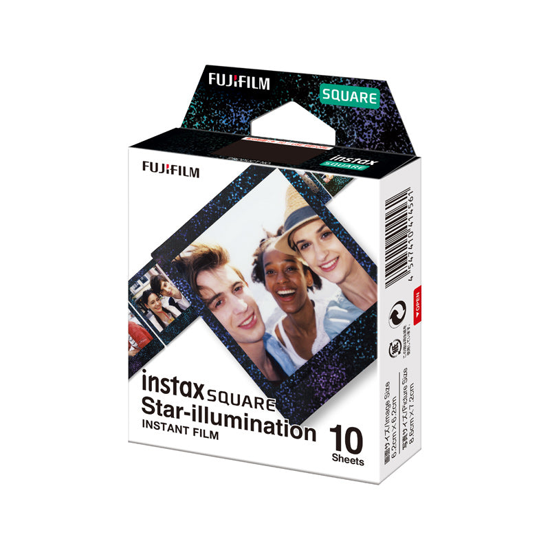 Fujifilm Instax Square Sofortbildfilm – 86 × 72 mm, Bild 62 × 62 mm – für Instax Square – 10er-Pack