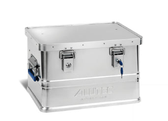 Alutec Classic 30 Aufbewahrungsbox 30 l – abschliessbar, mit Deckel, B 335 × H 270 × T 430 mm