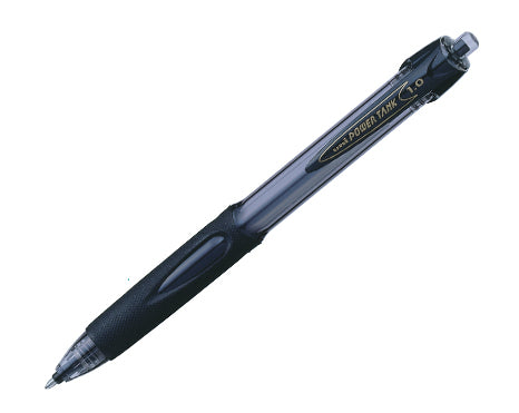 Uni-Ball Power Tank SN-220 Kugelschreiber – Schwarz, 1,0 mm Spitze, Druckmechanismus, Wetterfest, Nachfüllbar