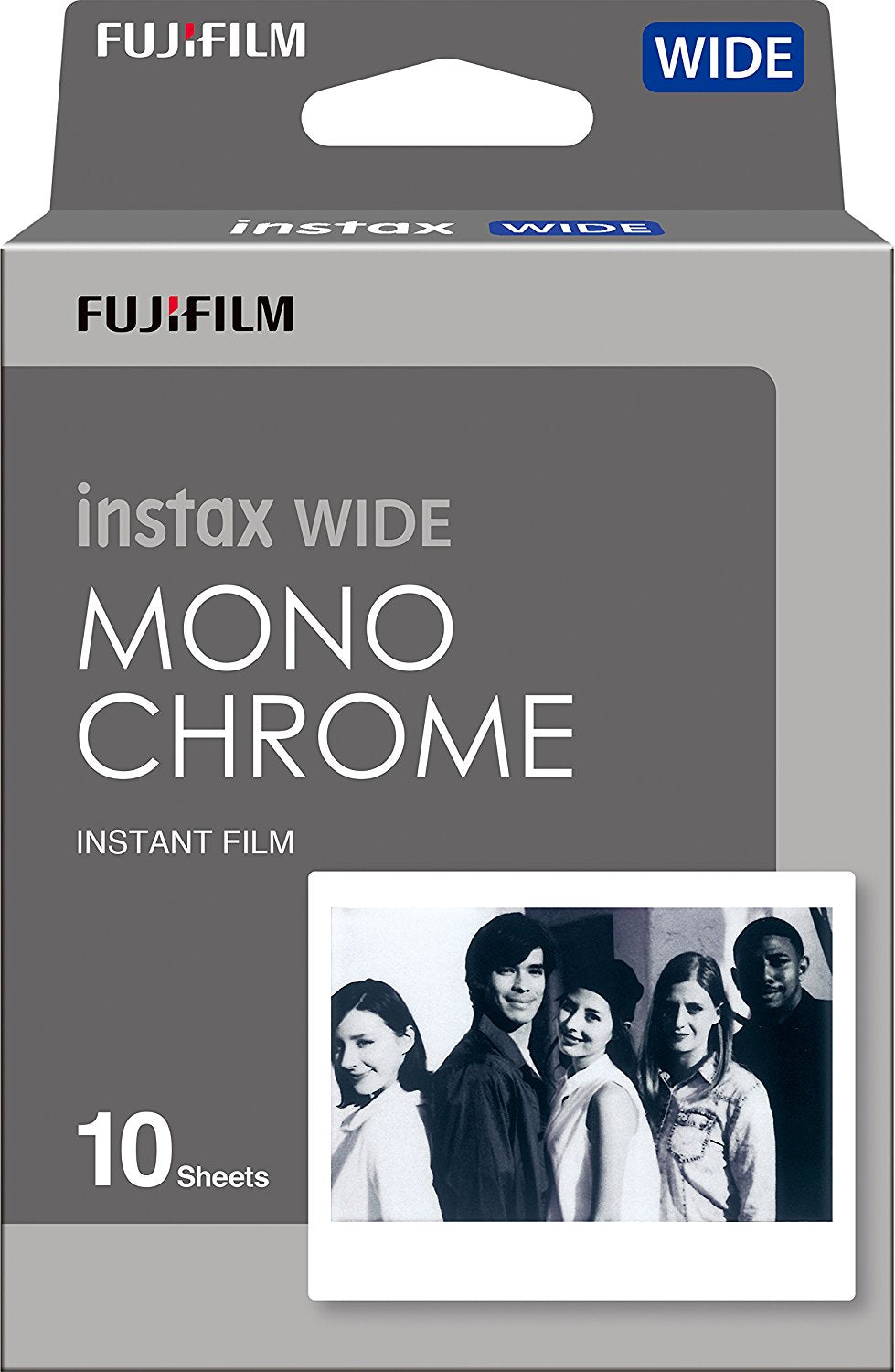 Fujifilm Instax Color Sofortbildfilm – Bild 99 × 62 mm – für Instax Wide 300 – 10er-Pack