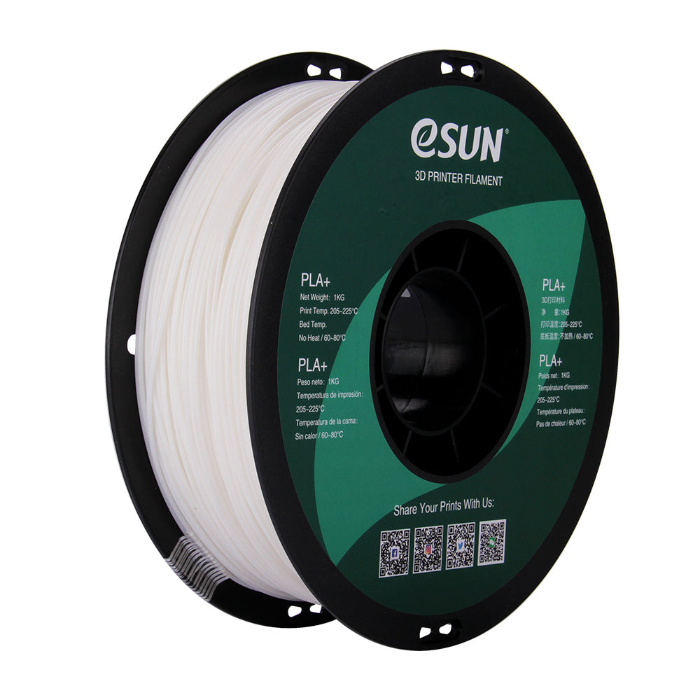 eSUN 3D-Drucker-Filament PLA 1,75 mm Weiss, 1 kg