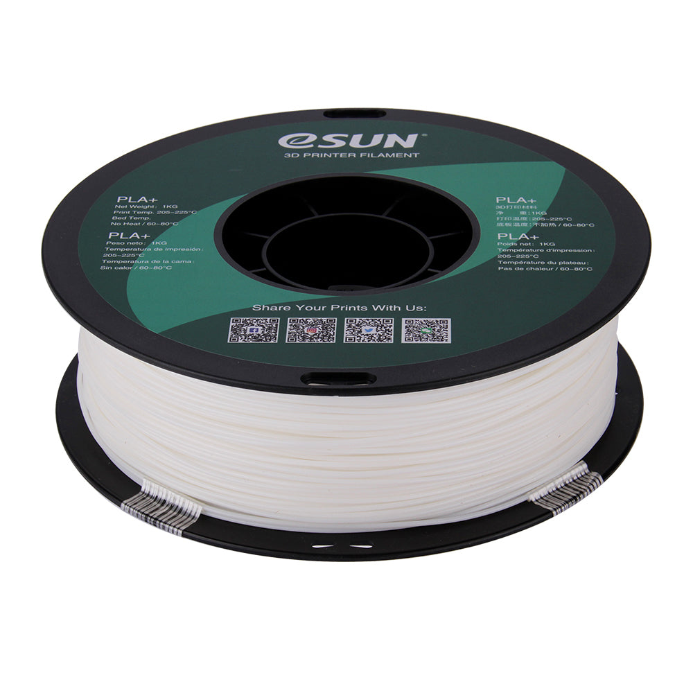eSUN 3D-Drucker-Filament PLA 1,75 mm Weiss, 1 kg
