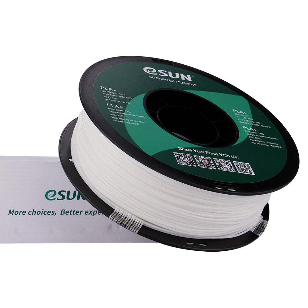 eSUN 3D-Drucker-Filament PLA 1,75 mm Weiss, 1 kg