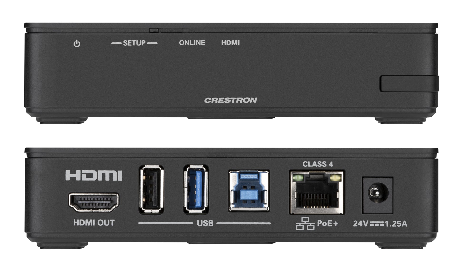 Crestron AirMedia Serie 3 Kit AM-3100-WF R – Drahtloses Präsentationssystem – 4K, PoE, HDMI, Schwarz