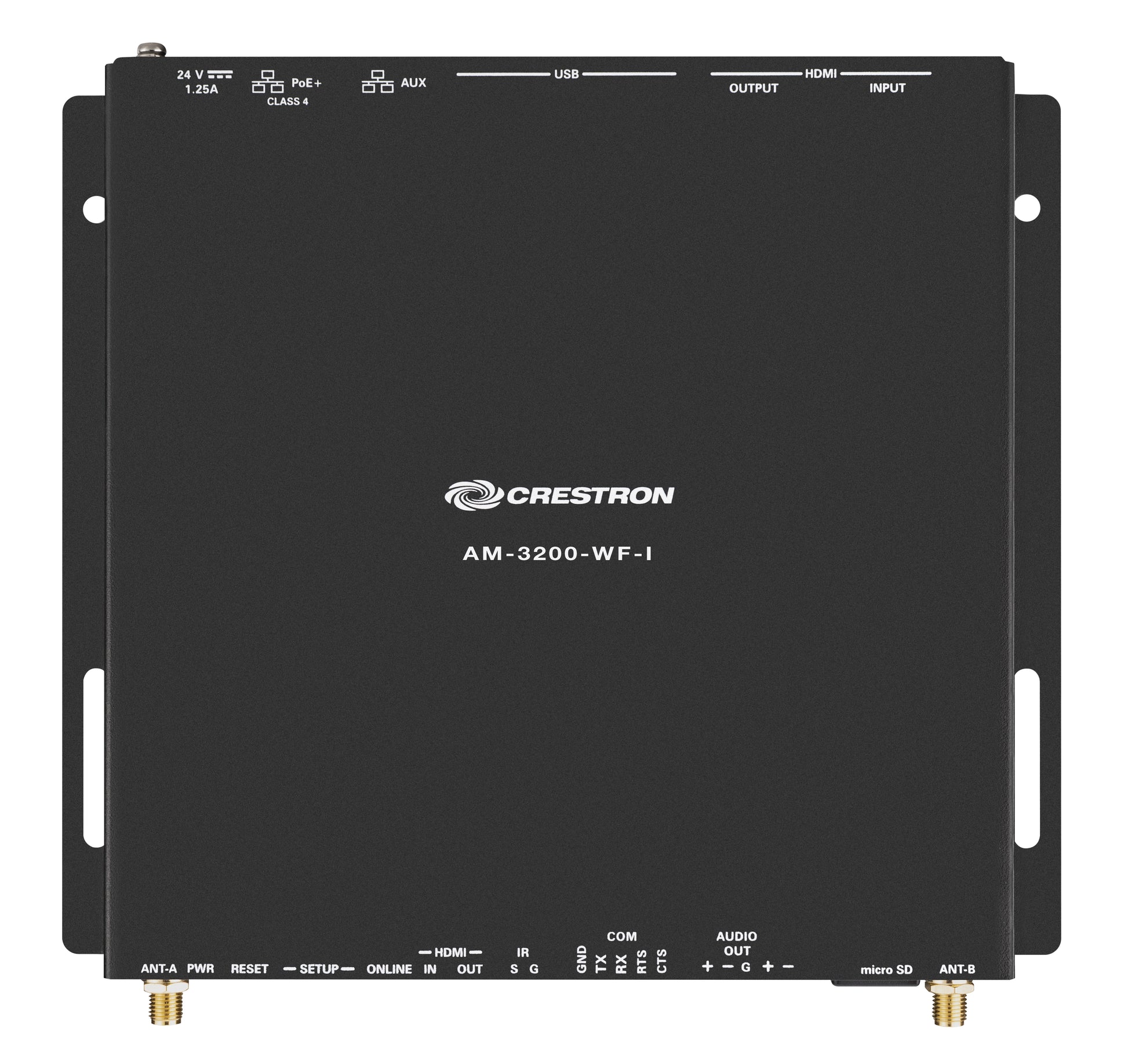 Crestron AM-3200-WF-I – AV-Receiver, LAN & WLAN, 1× HDMI Eingang, 1× HDMI Ausgang, 4K@60 Hz, 30 m, HDCP 2.2, PoE