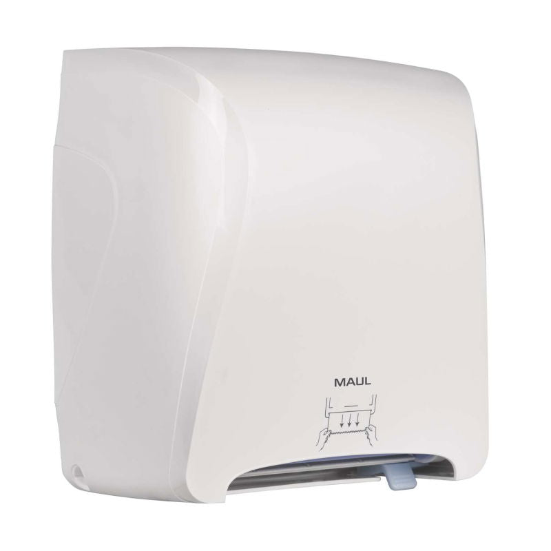 MAUL Handtuchrollenspender – Kunststoff, Weiss, 348 × 385 × 218 mm
