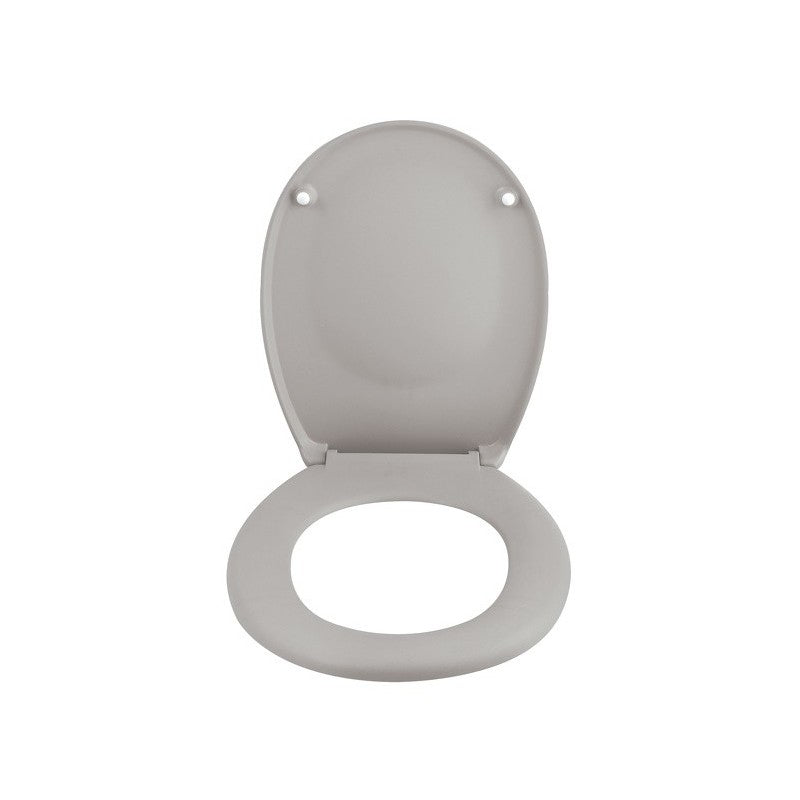 Spirella Neela – Toilettensitz – ABS, Duroplast, matt, Taupe, mit Deckel, Soft-Close, 37,3 × 45,5 cm