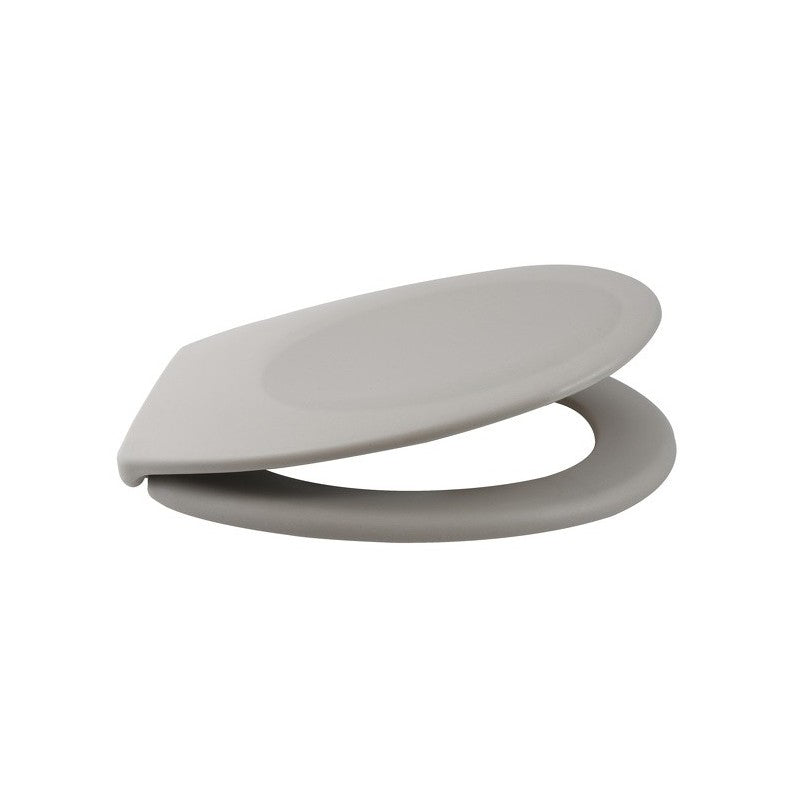 Spirella Neela – Toilettensitz – ABS, Duroplast, matt, Taupe, mit Deckel, Soft-Close, 37,3 × 45,5 cm