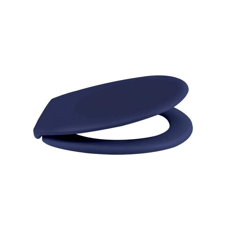 Spirella WC-Sitz Neela – Duroplast, Blau, Absenkautomatik, 37,3 × 45,5 cm