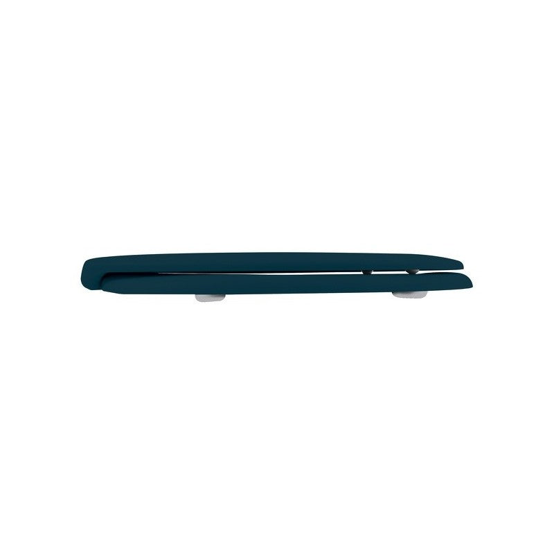 Spirella WC-Sitz Neela – Duroplast, Absenkautomatik, Petrol, 37,3 × 45,5 cm