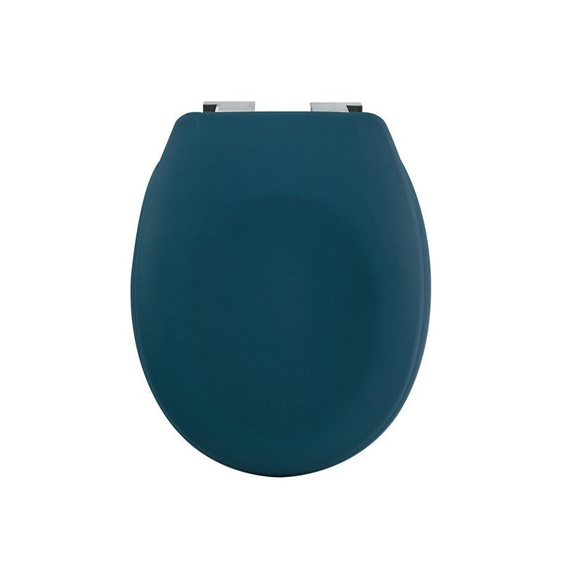 Spirella WC-Sitz Neela – Duroplast, Absenkautomatik, Petrol, 37,3 × 45,5 cm
