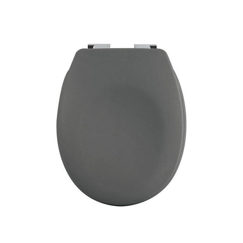 Spirella WC-Sitz Neela – Duroplast, Grau, Absenkautomatik, 37,3 × 45,5 cm