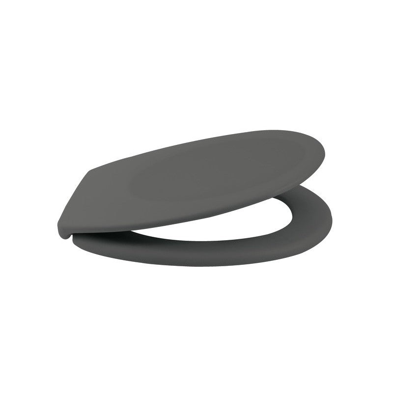 Spirella WC-Sitz Neela – Duroplast, Grau, Absenkautomatik, 37,3 × 45,5 cm
