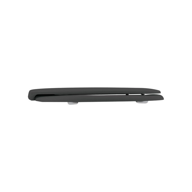 Spirella WC-Sitz Neela – Duroplast, Grau, Absenkautomatik, 37,3 × 45,5 cm