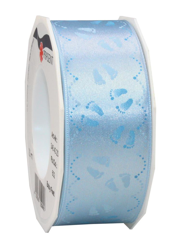 Pattberg Geschenkband Polyester Blau – 40 mm × 20 m