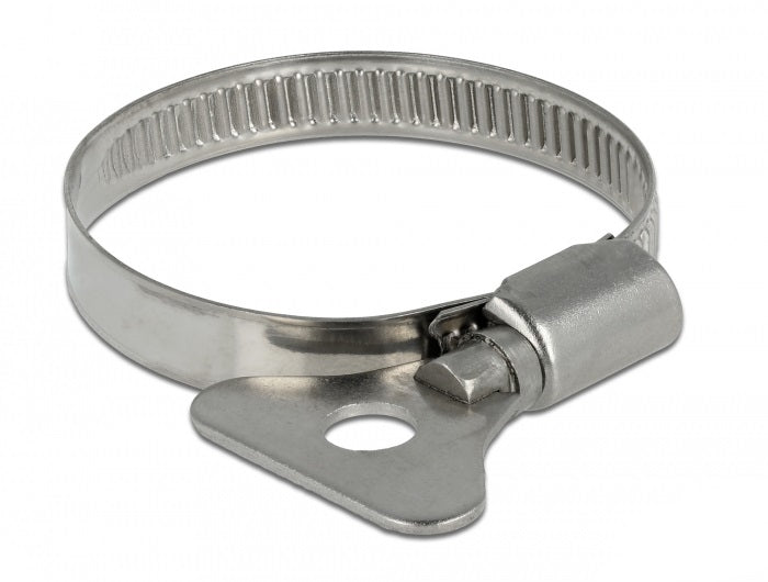 DeLOCK Schlauchschellen – 32–50 mm, 9 mm, Edelstahl, 10 Stk.