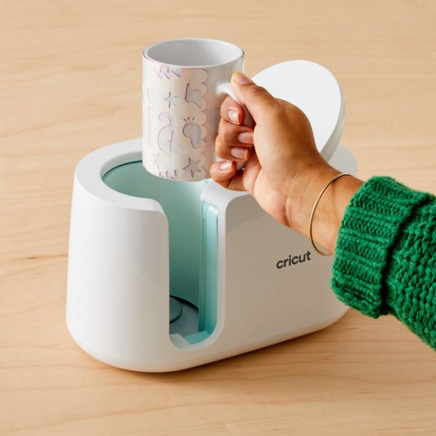 Cricut Tasse – 0,35 l, Keramik, weiss, sublimationsfähig, für Cricut Tassenpresse, 2 Stück