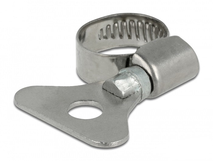 DeLOCK Schlauchschellen – 10–16 mm, 9 mm, Edelstahl, 10 Stk.