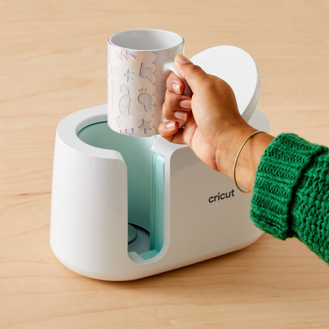 Cricut Tasse – 0,44 l, Keramik, Weiss, 2 Stück, für Cricut Tassenpresse Mug Press