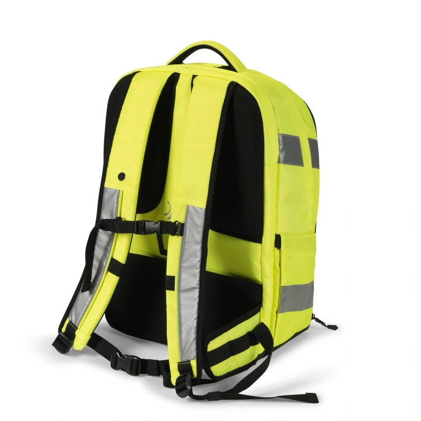 DICOTA Freizeit-Rucksack – 32–38 l, gelb, Hi-Vis