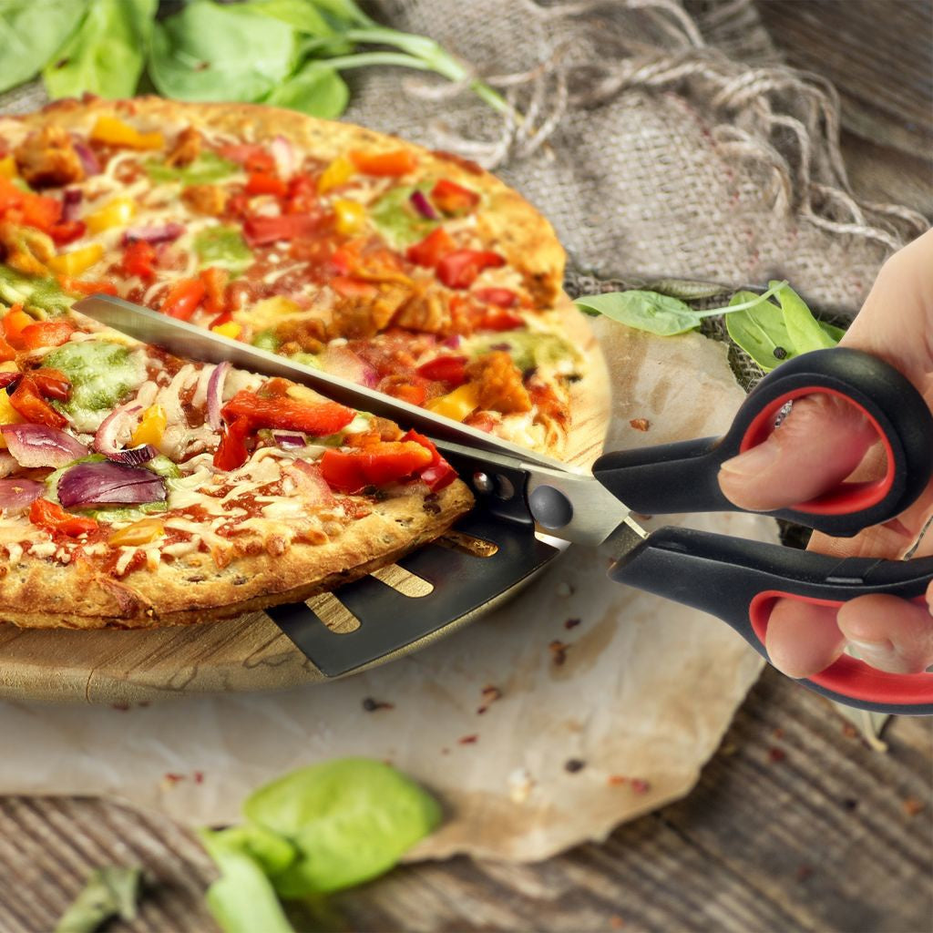 Westmark Pizzaschneider 27,5 cm, Edelstahl, Kunststoff/TPR, Rot