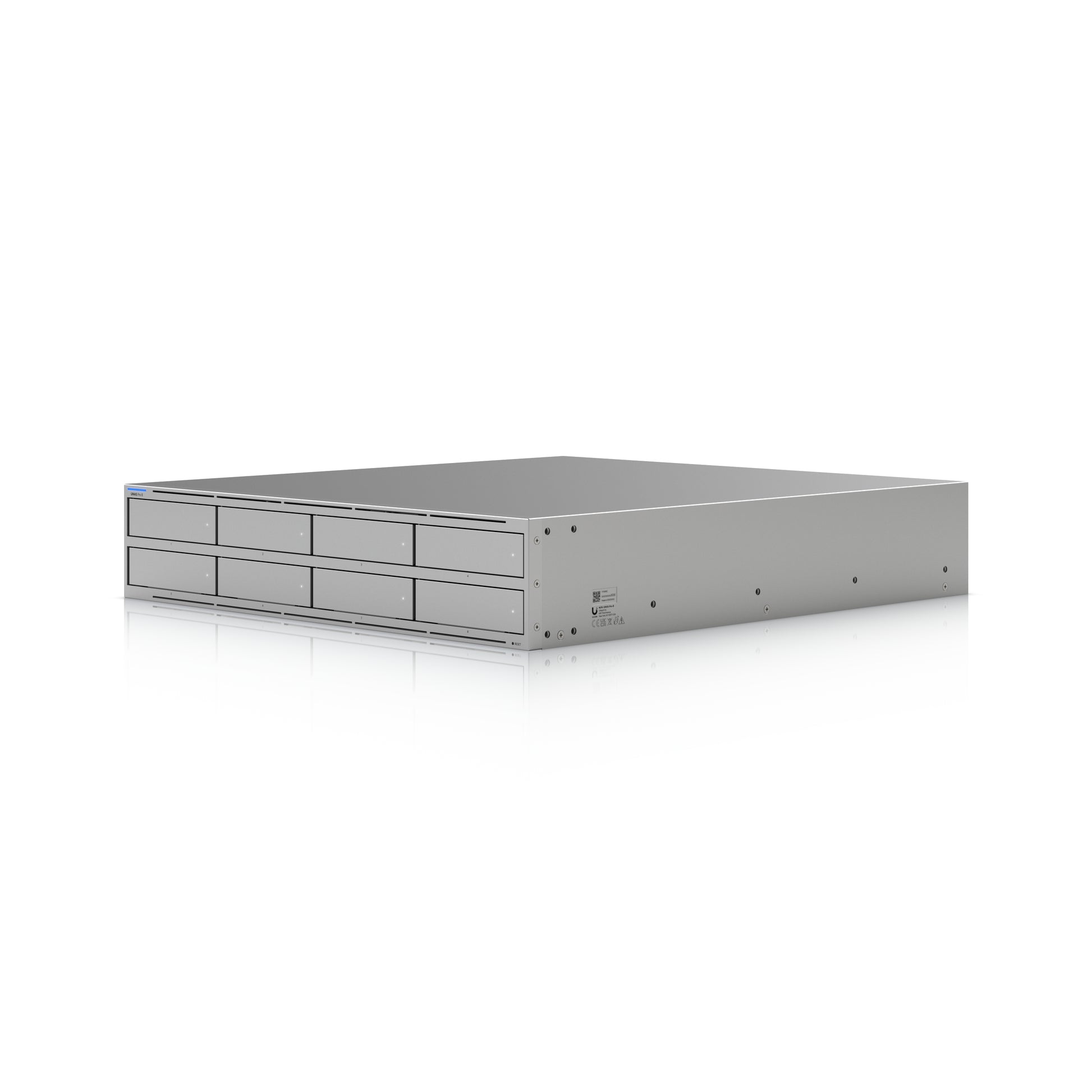 Ubiquiti 10-Bay Rack 2U NAS – ARM Cortex-A57, 16 GB RAM, 2×SFP+, für 2,5"/3,5" HDD/SSD, SATA, M.2