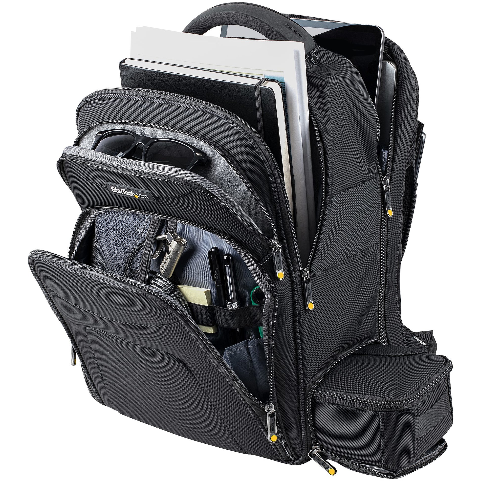 StarTech.com Notebook-Rucksack – für 15,6", gepolstert, Nylon – schwarz, 203 × 425 × 324 mm
