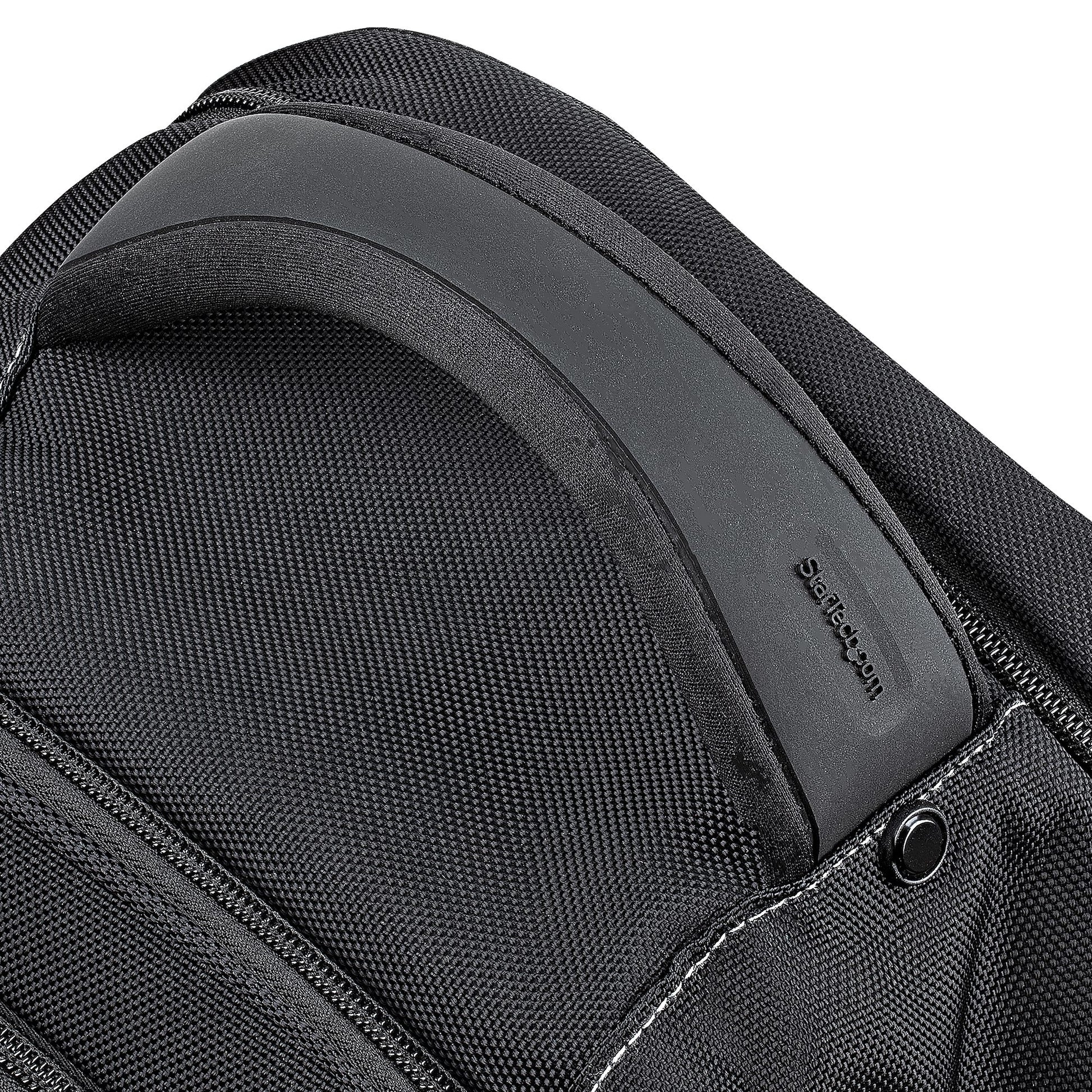 StarTech.com Notebook-Rucksack – für 15,6", gepolstert, Nylon – schwarz, 203 × 425 × 324 mm