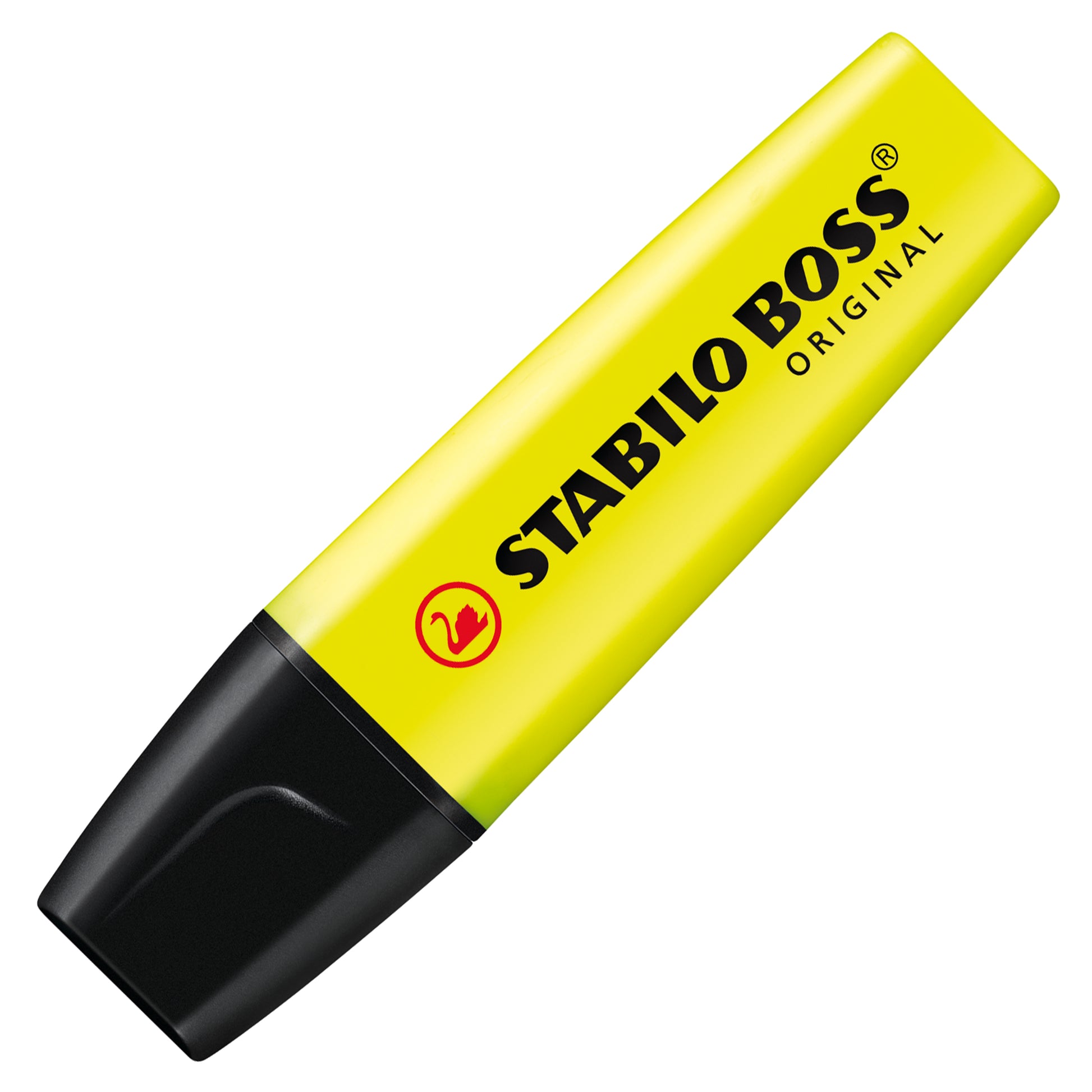 STABILO BOSS Original Textmarker – 5er Set, Farben sortiert, Keilspitze 2–5 mm, nachfüllbar