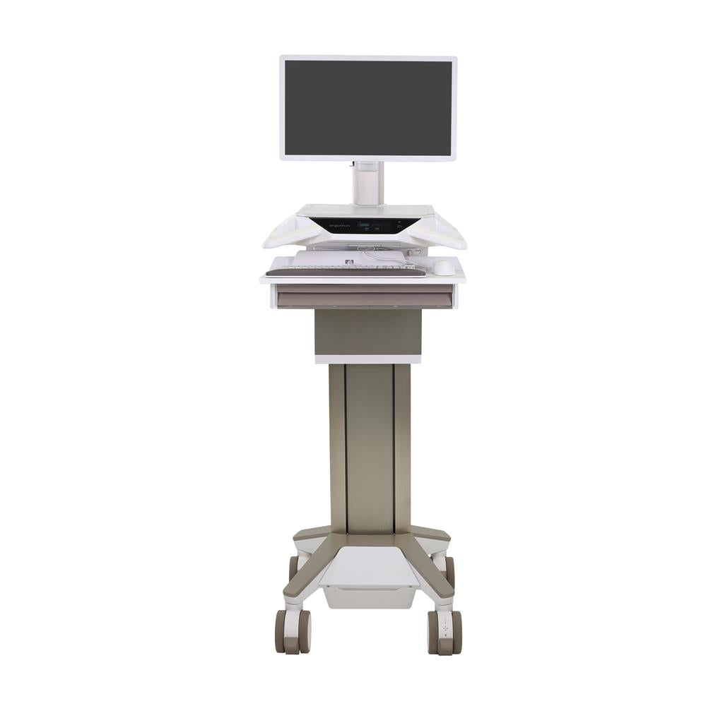 Ergotron CareFit Pro IT-/Medizin-Fahrwagen – elektrisch höhenverstellbar