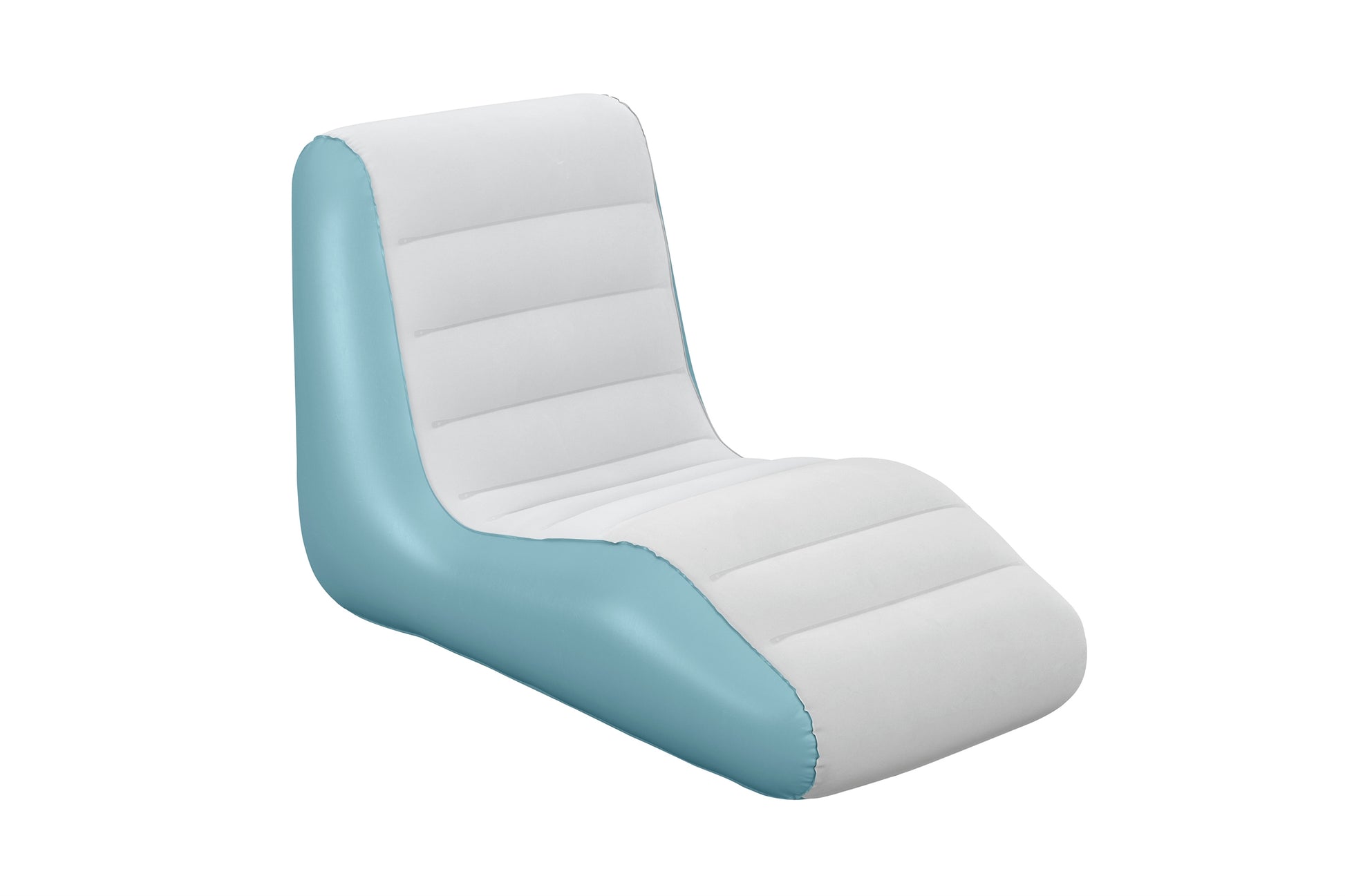 Bestway Kinderstuhl 75127 – 79 × 133 × 88 cm – PVC – blau/weiss – mit Flickzeug