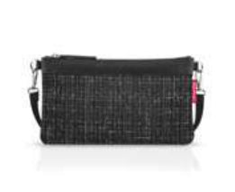 Reisenthel Reissverschlusstasche – 1 l, 26 × 15 × 10 cm – schwarz, Polyester – Bouclé Schwarz – 1 Stk.