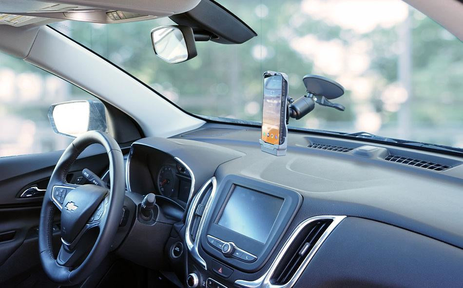 Gamber-Johnson 7160-1625-20 Lade-/Daten-Cradle – Auto – für Galaxy XCover 5 – Schwarz/Grau