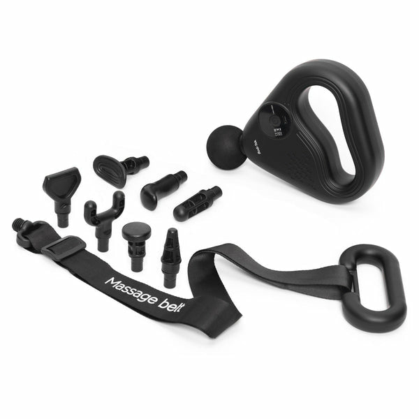 Bodi-Tek Massagepistole – Schwarz, Perkussionsmassage, Akkubetrieb, 4 Programme