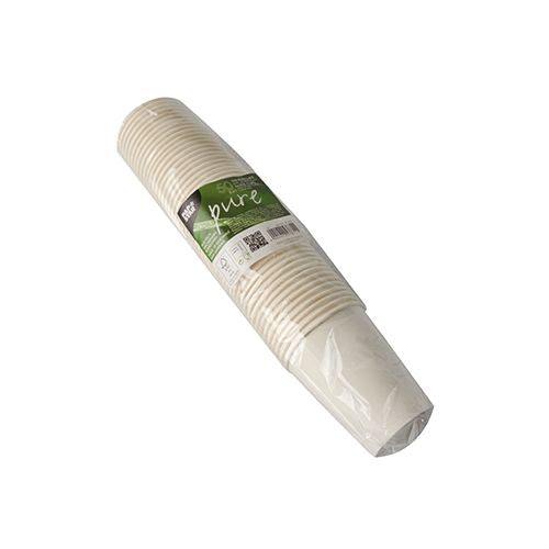 Papstar Trinkbecher, Papier, PLA-beschichtet – 2 dl, weiss – FSC – 50 Stk.