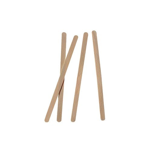 Papstar Rührstäbchen pure, Holz (Birke), 11 cm – kompostierbar – 1000 Stk.