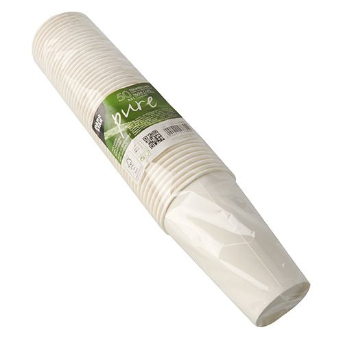Papstar Trinkbecher, Karton, PLA-beschichtet – 3 dl – FSC – 50 Stk.
