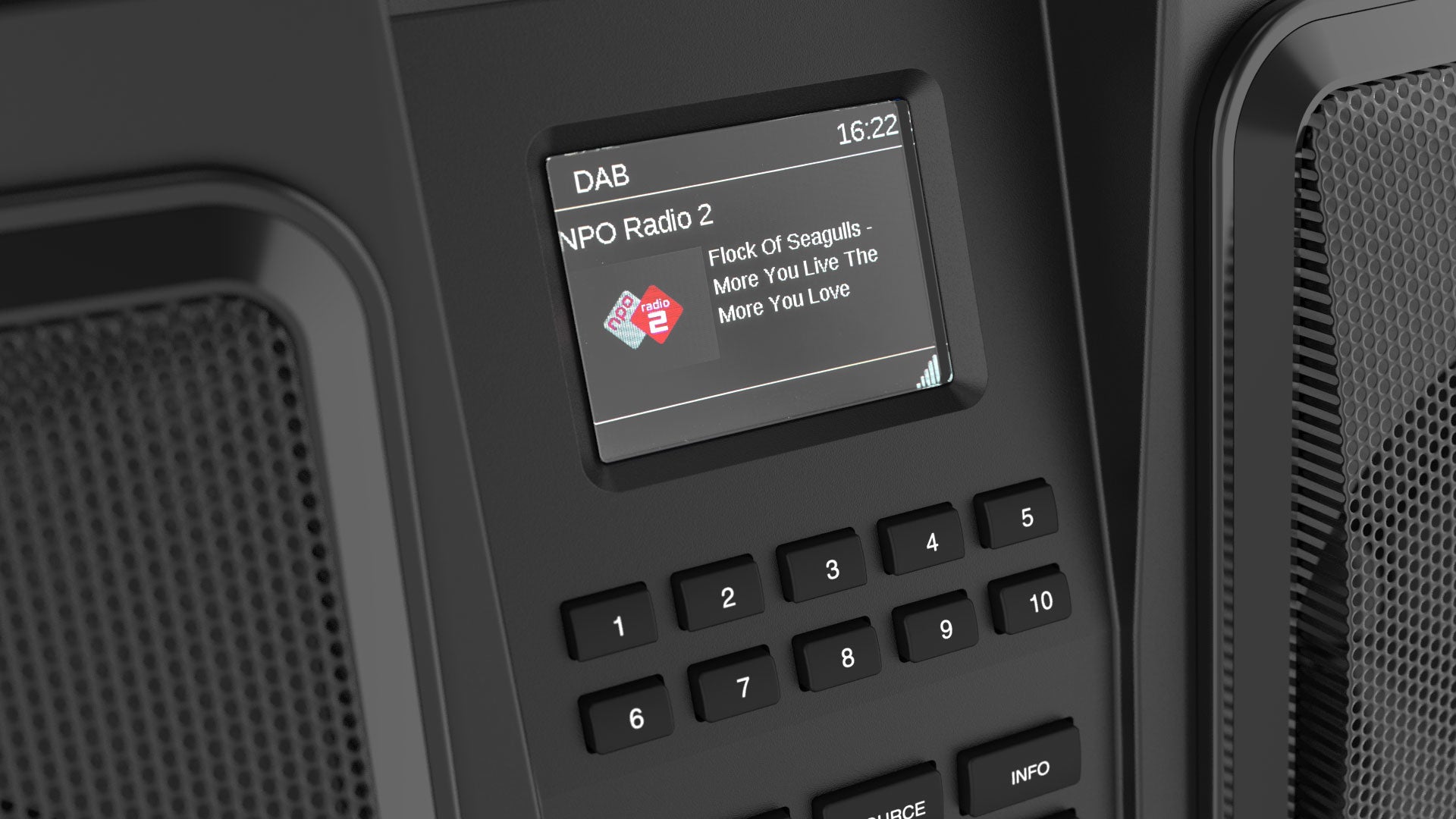 Perfectpro ROCKBULL – Baustellenradio – DAB+, Bluetooth, IP65, Akkubetrieb – Schwarz