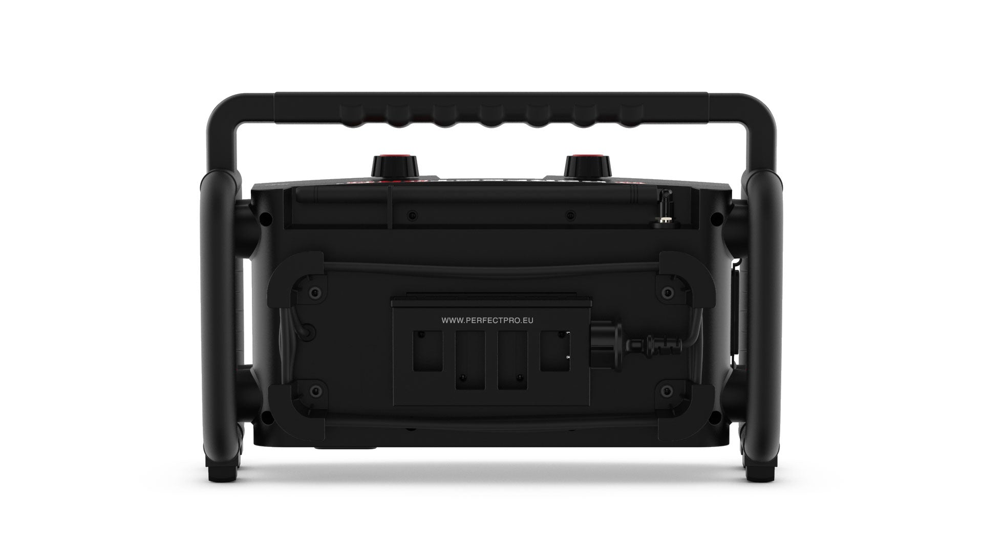 Perfectpro ROCKBULL – Baustellenradio – DAB+, Bluetooth, IP65, Akkubetrieb – Schwarz