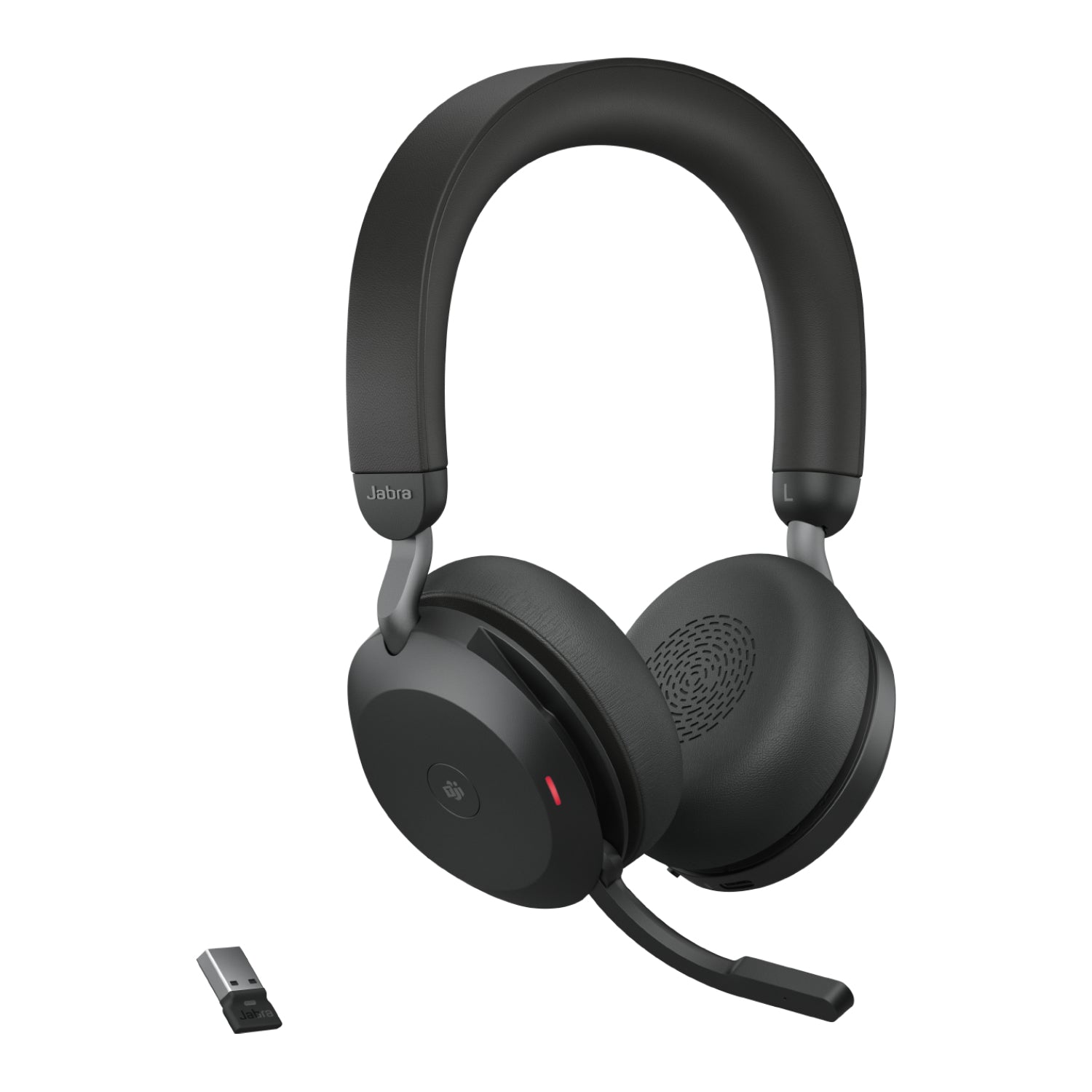 Jabra Evolve2 75 – Headset – USB‑A – für Microsoft Teams – schwarz