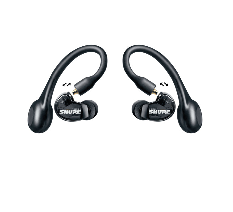 Shure AONIC 215 – True Wireless In-Ear Kopfhörer – Bluetooth 5.0, mit Mikrofon, IPX4 – Schwarz – bis 32 h