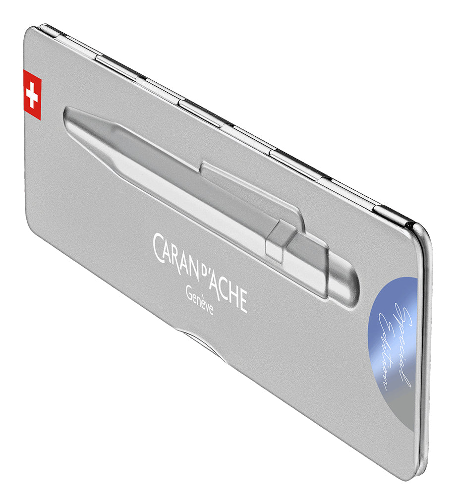 Caran d-Ache Caran d'Ache Kugelschreiber – sturmblau, Aluminium