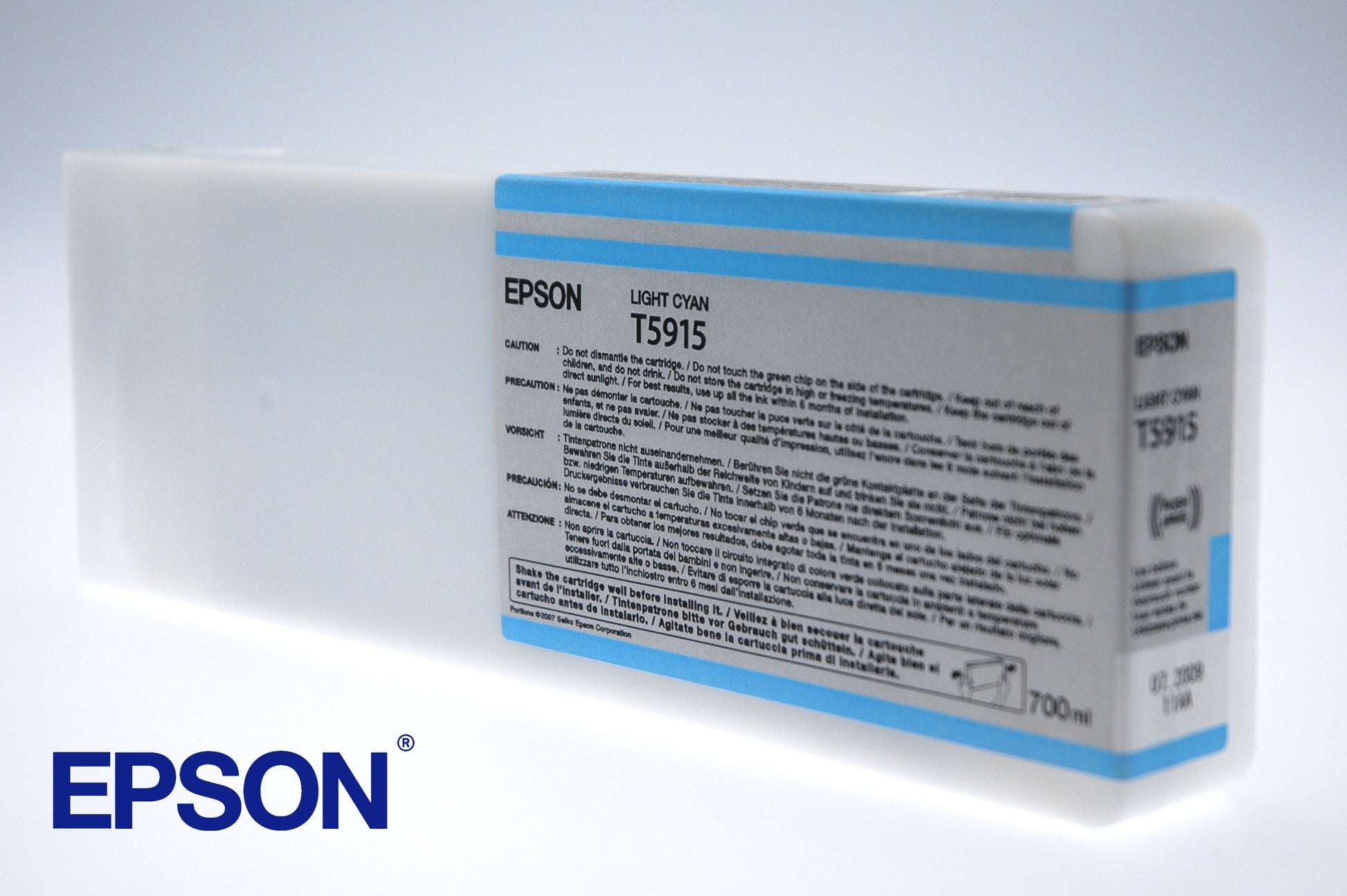 Epson Helle Cyan Tintenpatrone (Original) – 700 ml – für Epson Stylus Pro 11880 – C13T591500