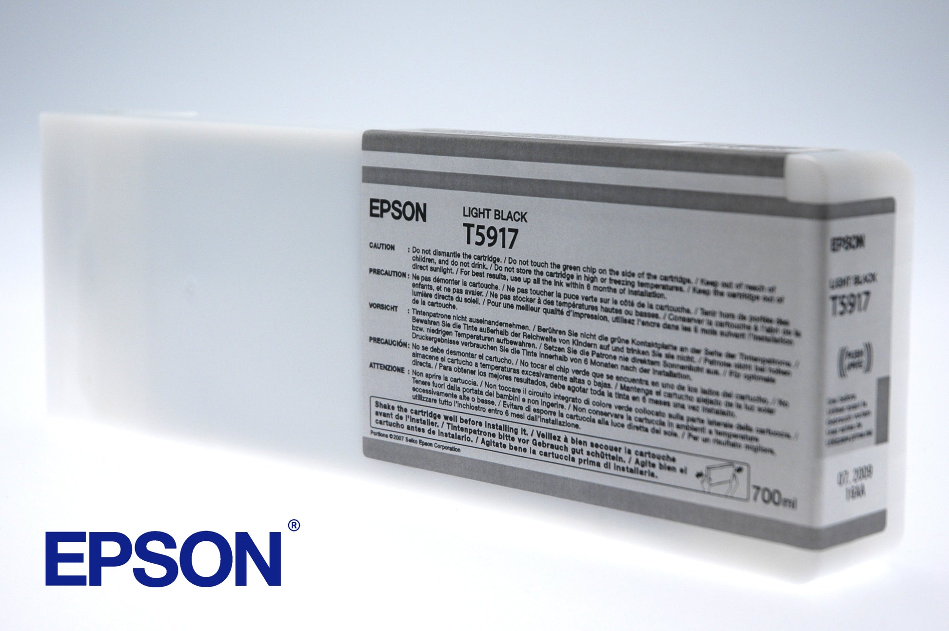 Epson Tintenpatrone T591 (T591700), schwarz, 700 ml – für Stylus Pro 11880