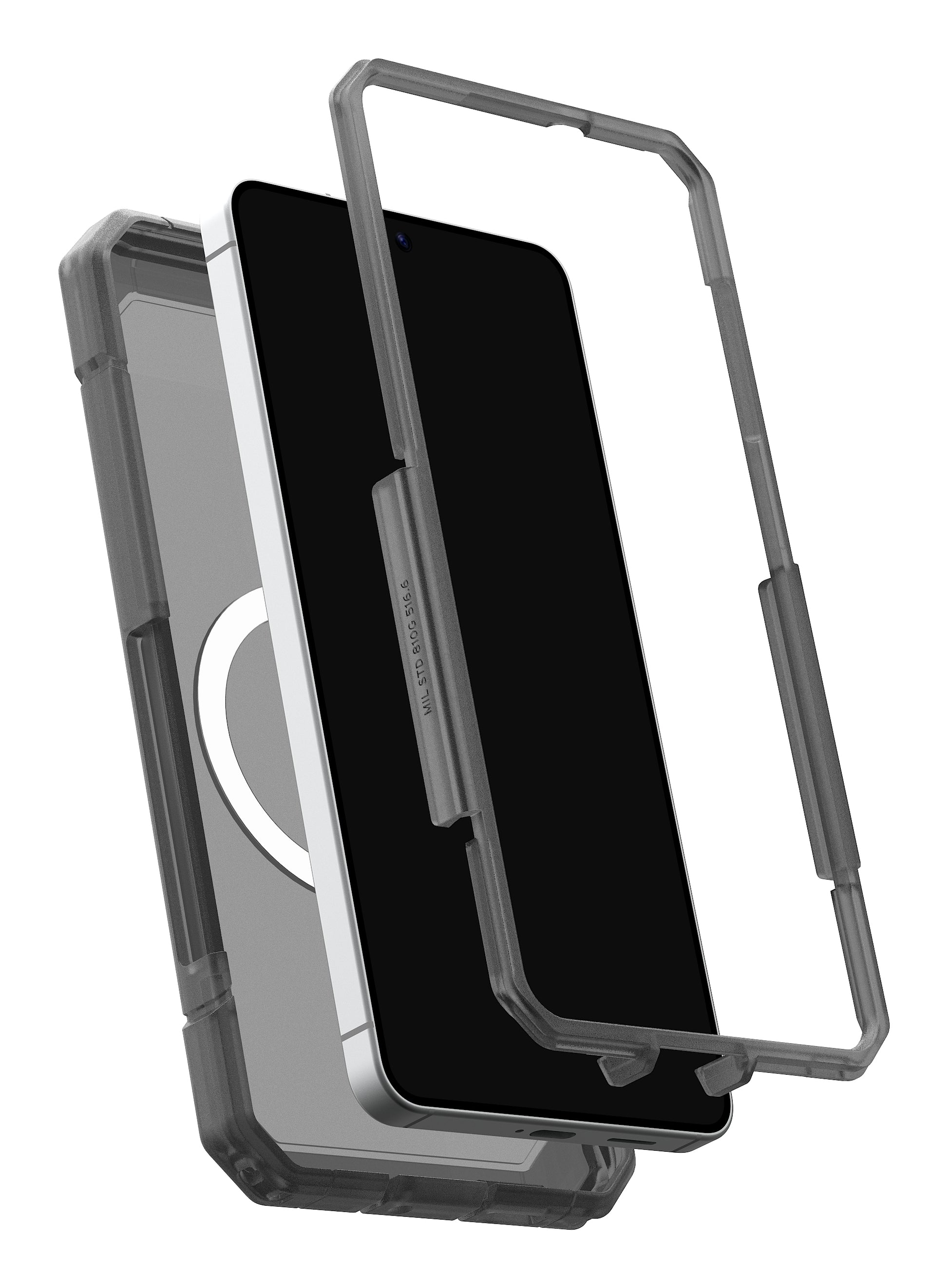 Urban Armor Gear UAG Trooper – Rückcover – für Samsung Galaxy S26+ – MagSafe, mit Ständer, PC, Asche