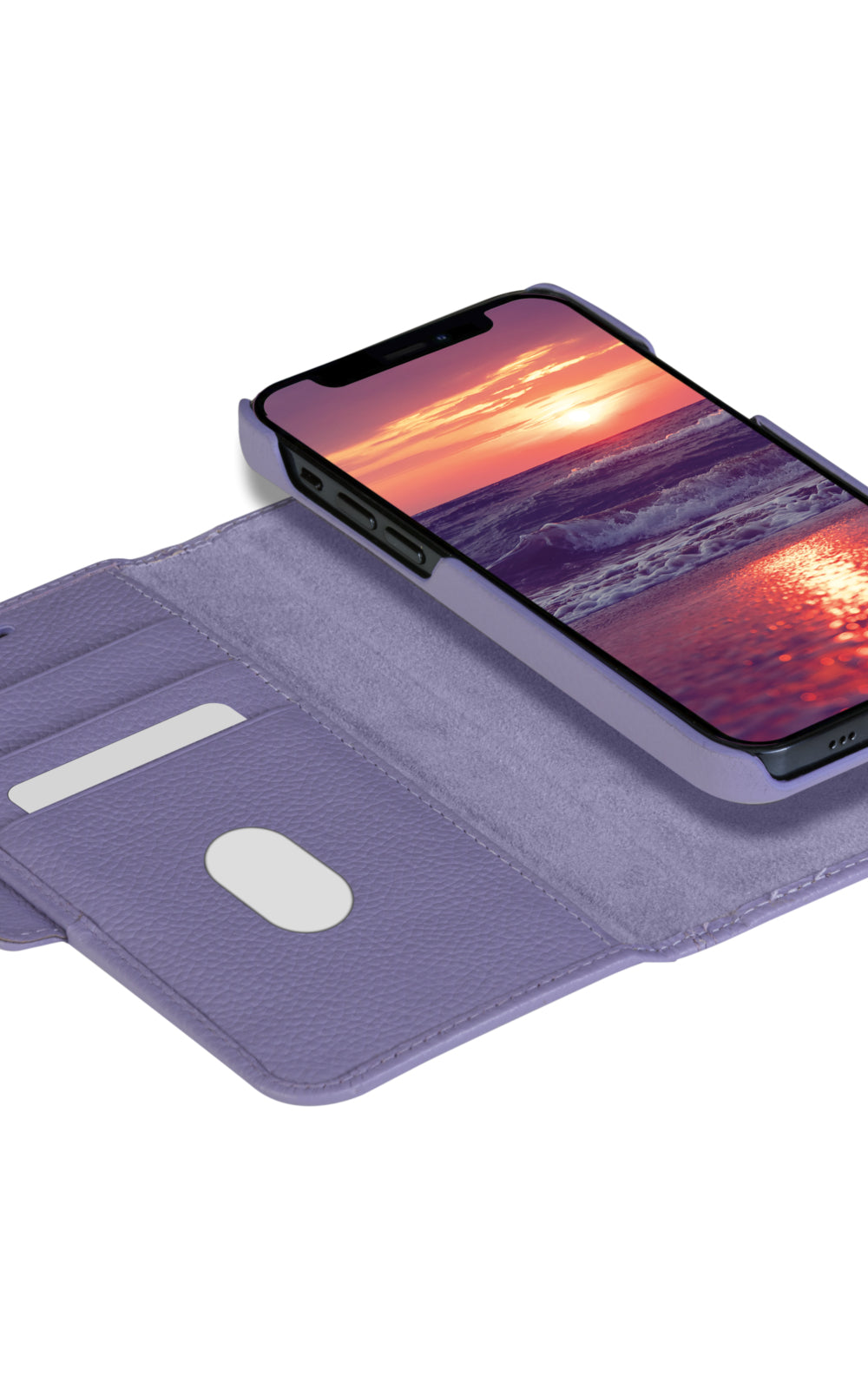 dbramante1928 Wallethülle – für Apple iPhone 13 mini, 3 Kartenfächer, Violett