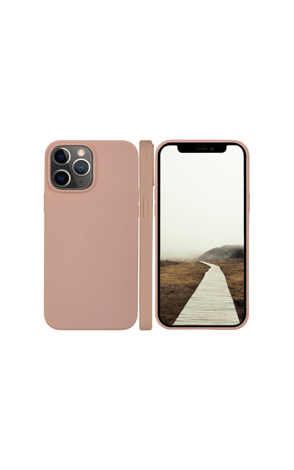 dbramante1928 Greenland Backcover – für Apple iPhone 13 Pro Max, Pink Sand