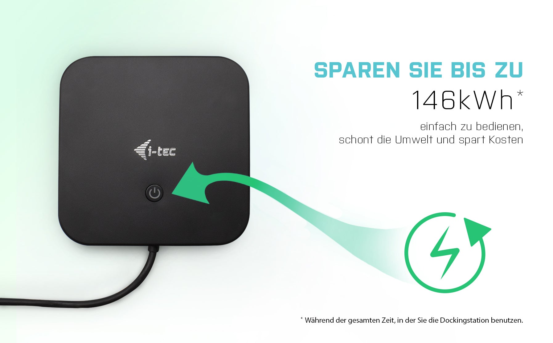 i-tec MST DS Dockingstation – USB-C, DP, HDMI, 5× USB-A, 2× USB-C, 100 W PD, GbE, für Windows/Mac/Linux