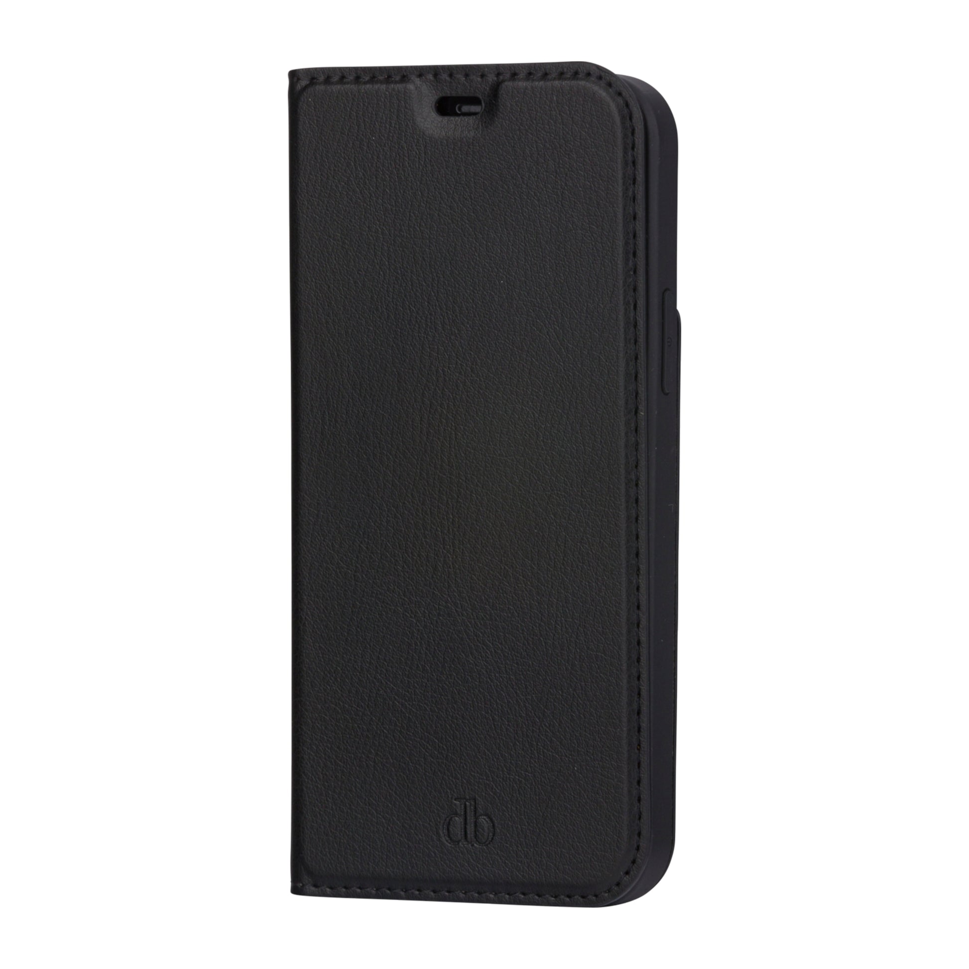 dbramante1928 Oslo Wallethülle – für Apple iPhone 12 / 12 Pro, 3 Kartenfächer, Leder, Schwarz