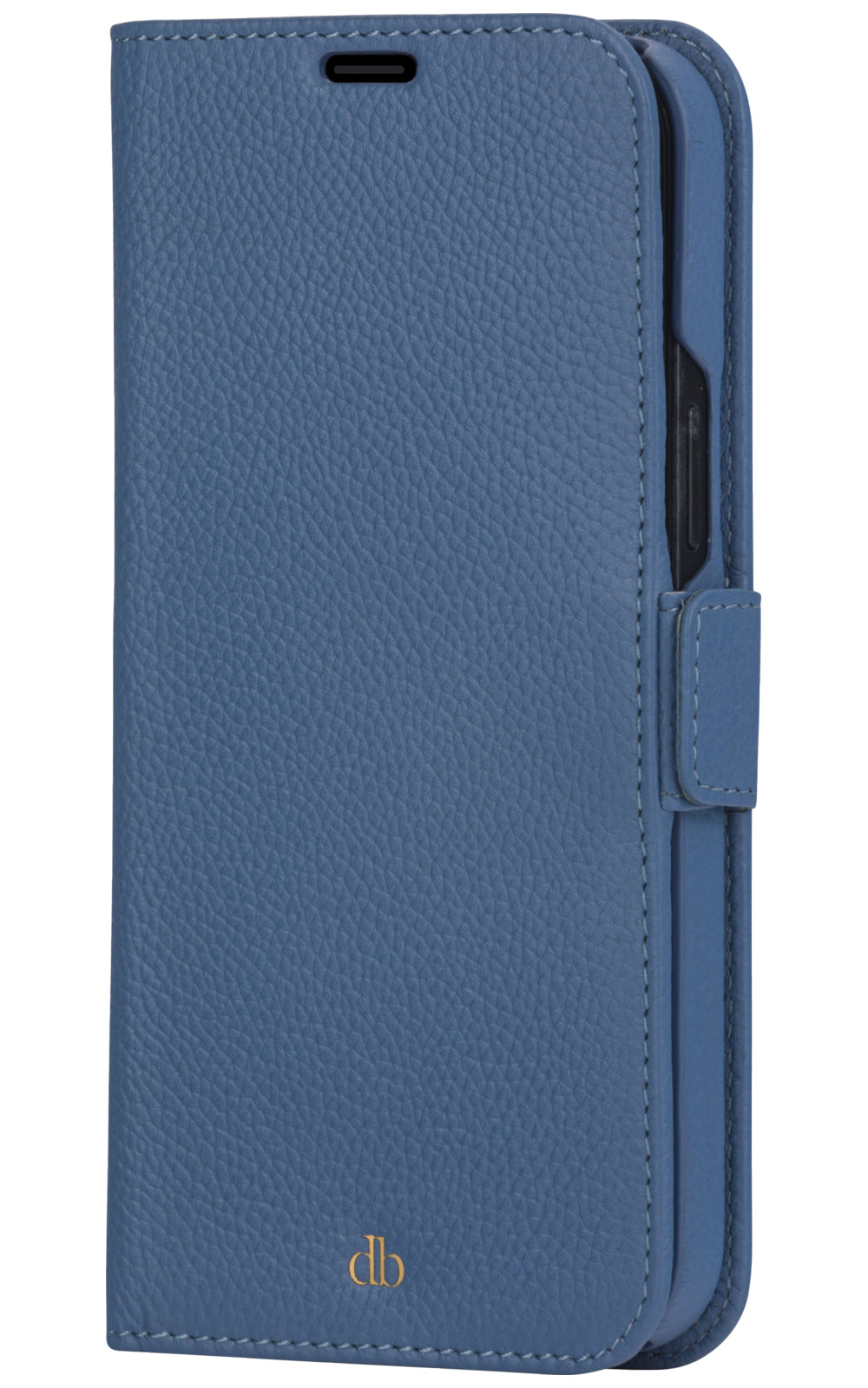 dbramante1928 Wallethülle – für Apple iPhone 13 Pro Max, 3 Kartenfächer, Blau